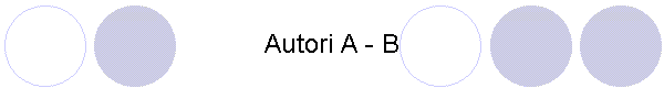 Autori A - B