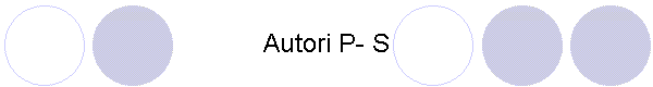 Autori P- S